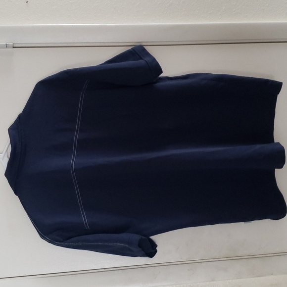 Billabong Vintage 90's Navy Blue Contrast Stitch Lido Polo Shirt Size Large - Picture 5 of 10